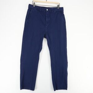 Zara Chino Pants Mens 32 Navy Blue The Spanish King Special Edition Capsule